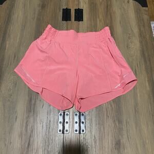 pink lululemon shorts size 6